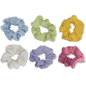 M&amp;N Hair Scrunchies - Pastel - 6 Piece