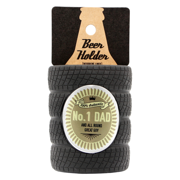 Tyre Beer Holder - No. 1 Dad
