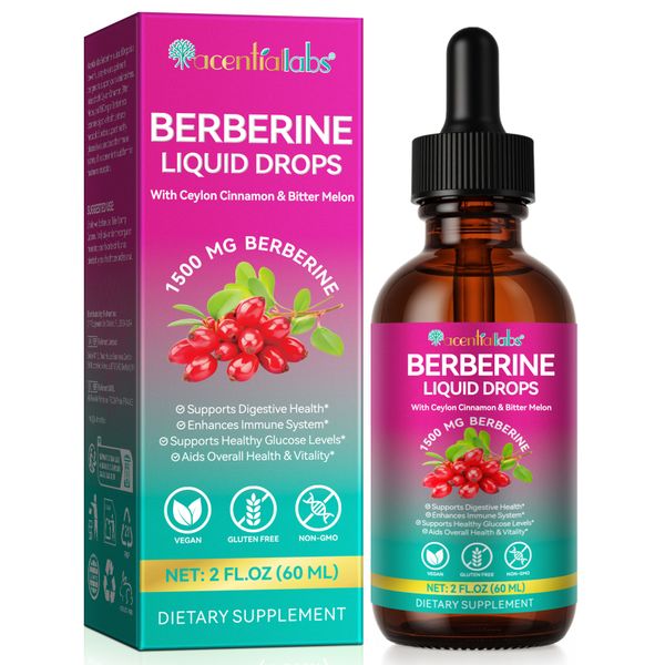 Acentiallabs Berberine Liquid Drops 60ML