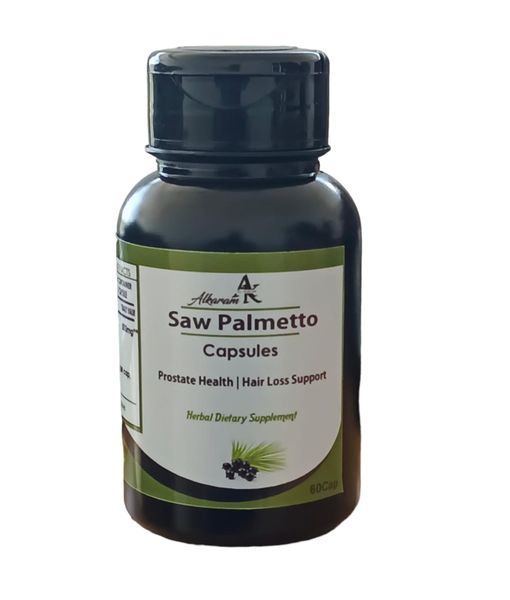 Alkaram Saw Palmetto | Prostate Health | Hair Loss Support | 60 Capsules