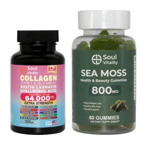 Soul Vitality Ultimate Beauty &amp; Wellness Bundle - Collagen + Sea Moss