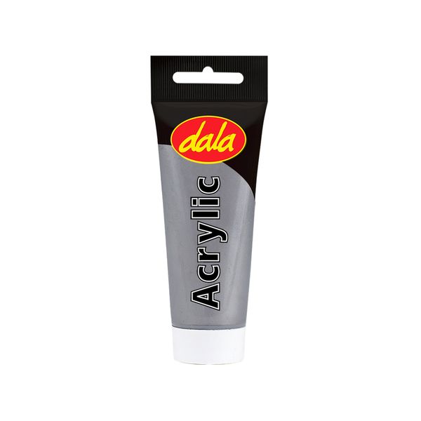 Dala Metallic Acrylic Paint Silver 75 Ml Tube