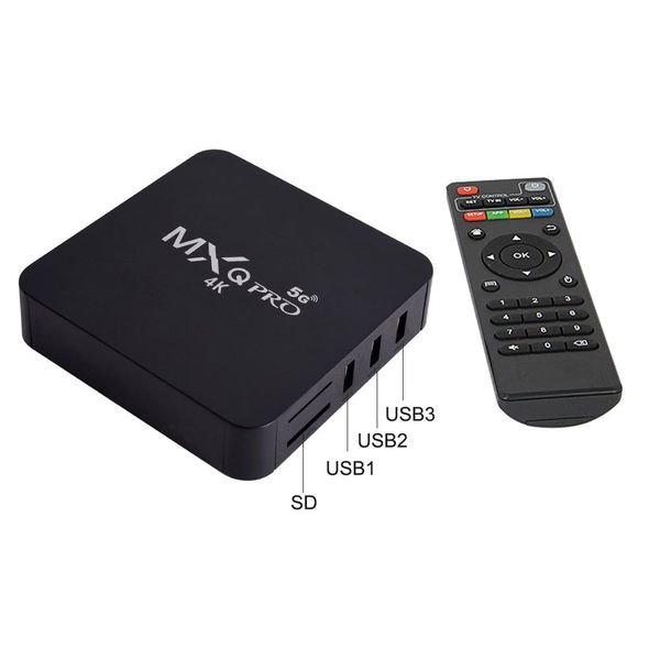 Improved 2021 Mxq Pro 5ghz - 1 Gig Ram / 8 Gig Rom Tv Box