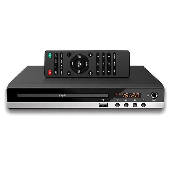 Region-Free DVD Player For TV, 1080P HD &amp; AV Output With USB Port