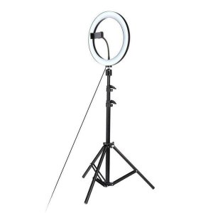 Multiple-mode LED Ring Light On Tripod
