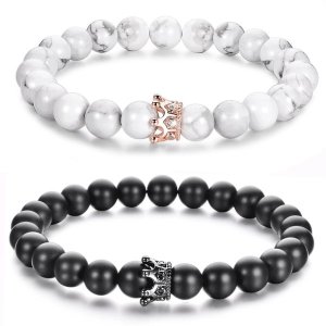 HerJewellery Couple Crown Bracelets