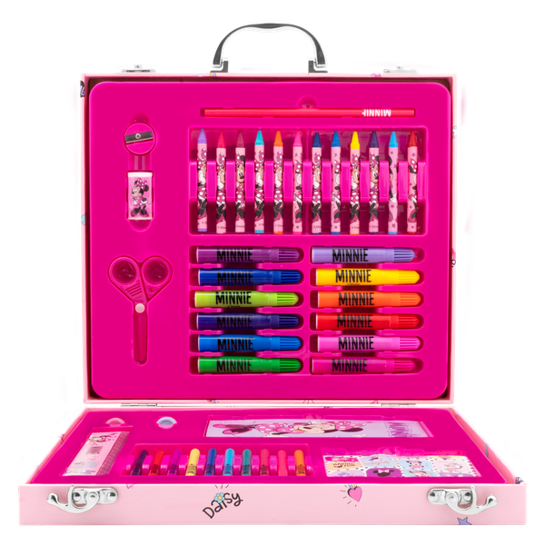 Disney 42-Piece Colouring Stationery Briefcase - Minnie Mouse