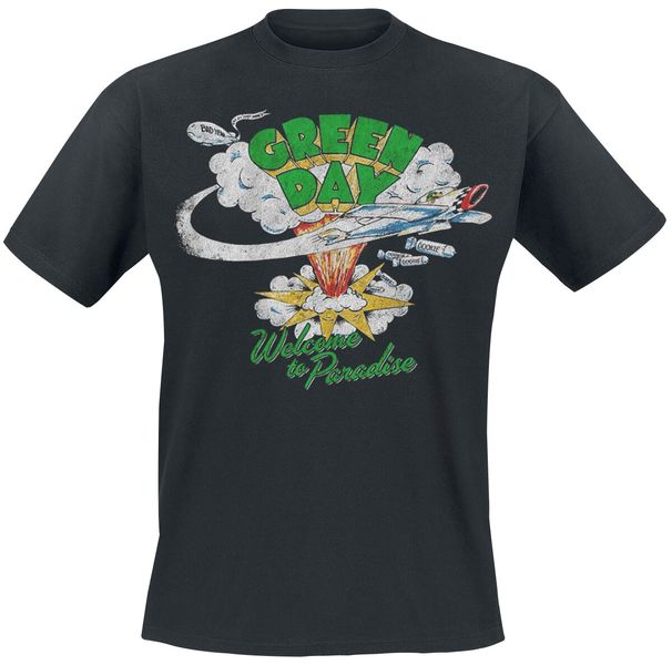 Rock Ts Green Day Welcome To Paradise