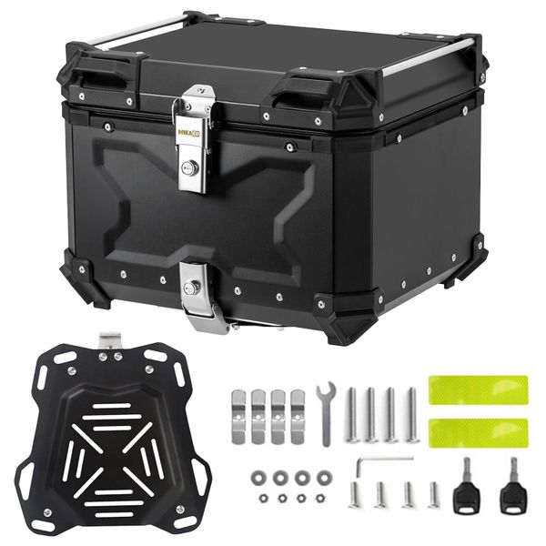 MIkaco 45L Aluminum Motorcycle Top Box Tail Bags