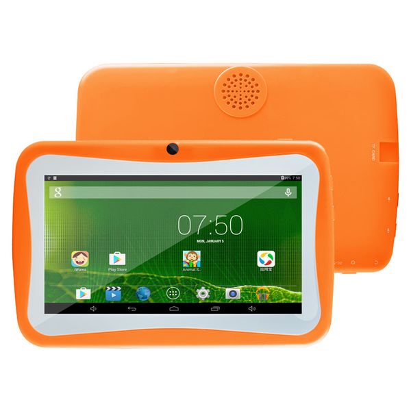 Nevenoe 7 inch Android Tablet for Kids with Silicone Case - Pink