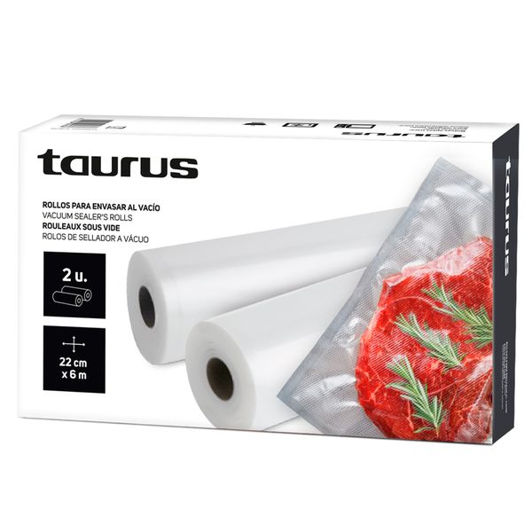 Taurus Vacuum Sealer Bags Plastic 22X600cm "VAC6000