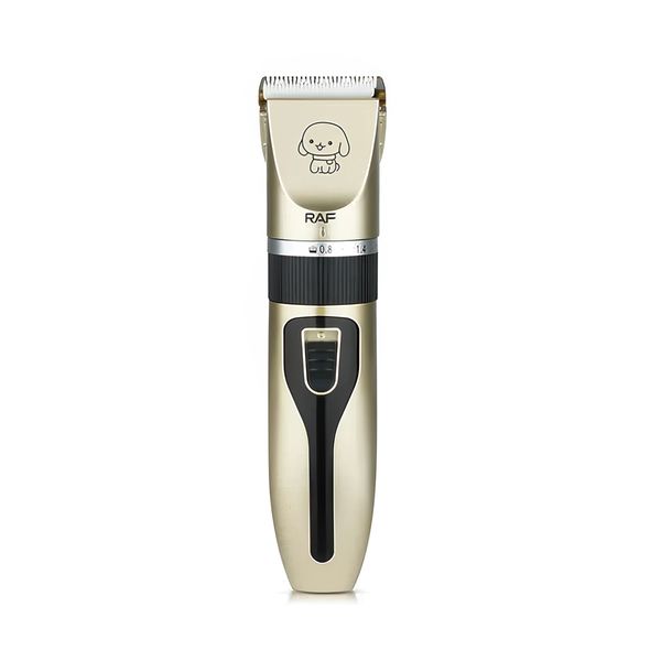 RAF R.436 Pet Grooming Kit - 5W Clipper with Combs, Scissors &amp; File