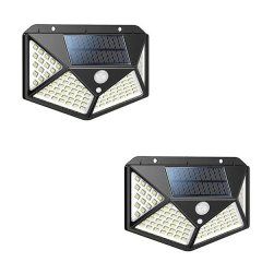 Pack of 2 Solar Interaction Wall Lamp -BK-100