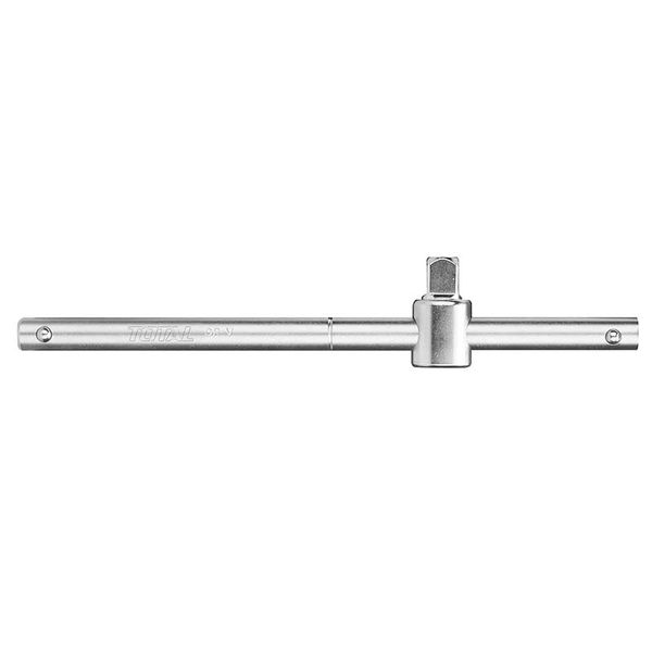 Total Tools 2Pcs 1/2" DR. Sliding T-Bar 10" (250mm)
