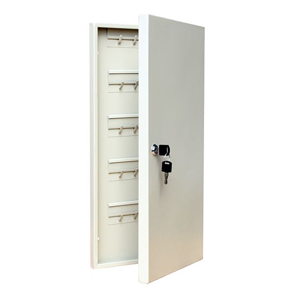 Metal, Lockable Key Cabinet - 50 Key Capacity