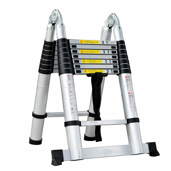 Aluminium Foldable Telescopic Ladder - Multi-Position, EN131 Certified