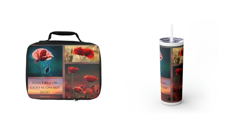 Poppy Bible Bag &amp; Tumbler Combo