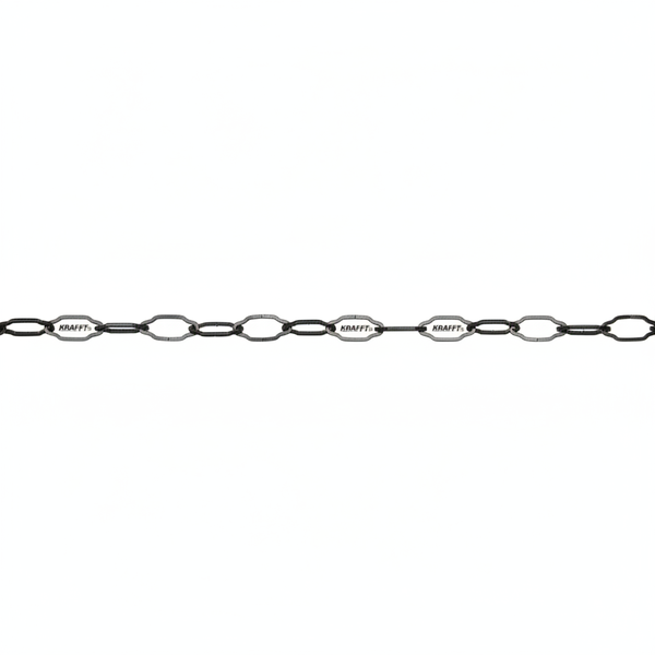 KRAFFT Decorative Gothic Lamp Chain 2.8mm x 15m Black