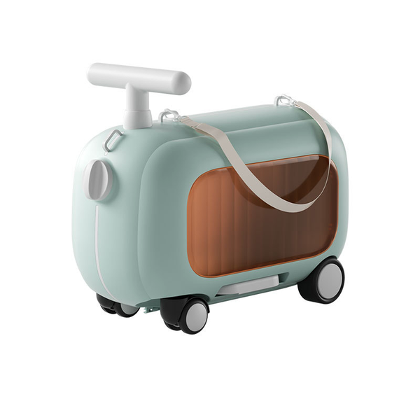 Kids Ride-On Travel Suitcase with Wheels - Lightweight Carry-On Luggage