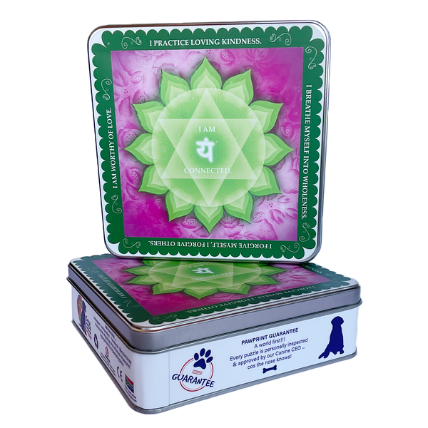 Heart Chakra - 315 Random Cut Pieces Puzzle - Chakra Series