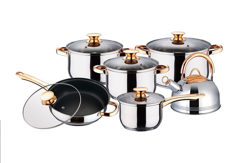 Grandking High Quality 12 Piece Pot Set