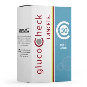 Glucocheck 50 Sterile Lancets Homemed