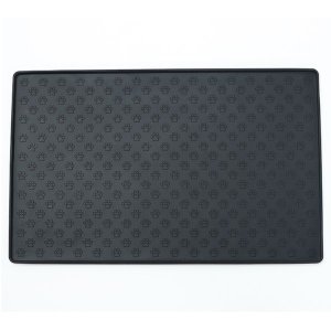 Dog Cat Pet Food Mat Dog Feeding Mat Washable Dog Bowl Mat Sillicone Tray