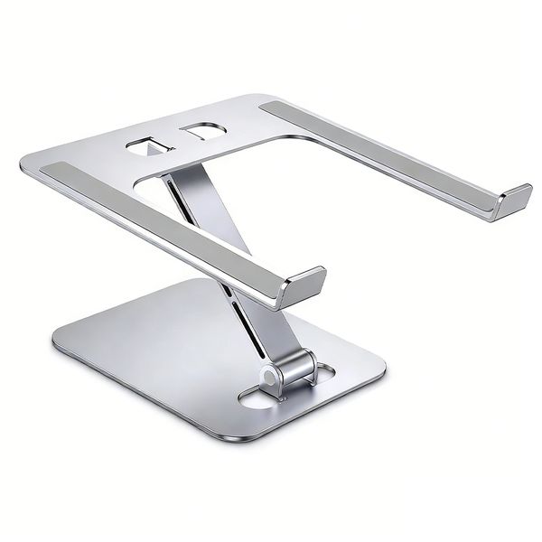 Foldable Laptop Stand, Height Adjustable Aluminum Riser for laptop 10-16"