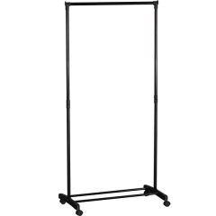 FDB Garment Rack Black 74.5 x 41.5 x 157cm