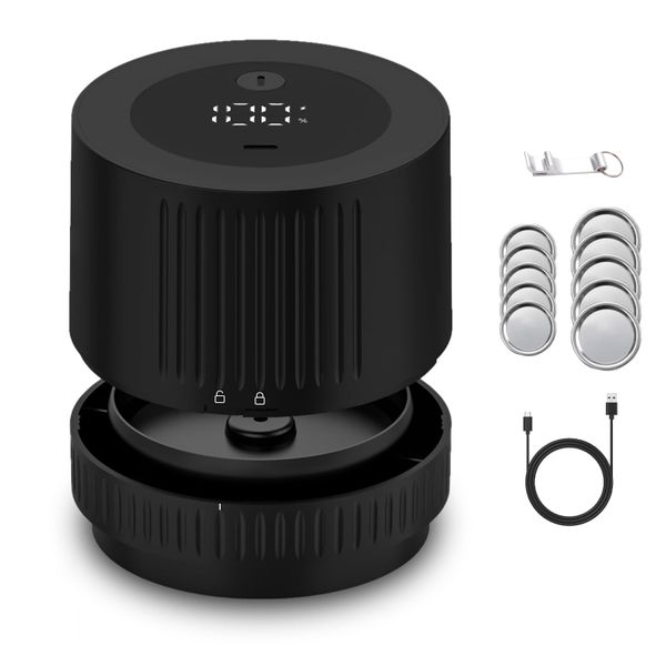 Electric Mason Jar Vacuum Sealer Kit Rechargeable