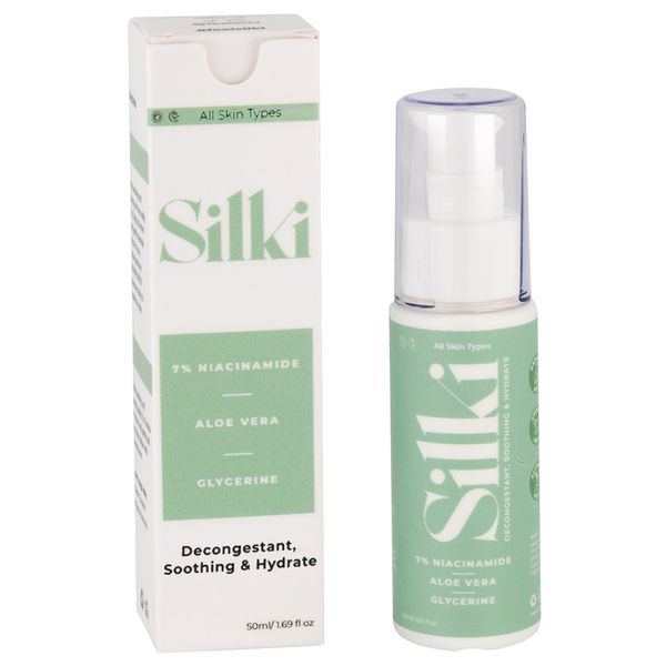 Silki 50ml 7% Niacinamide Serum, Aloe Vera and Glycerine
