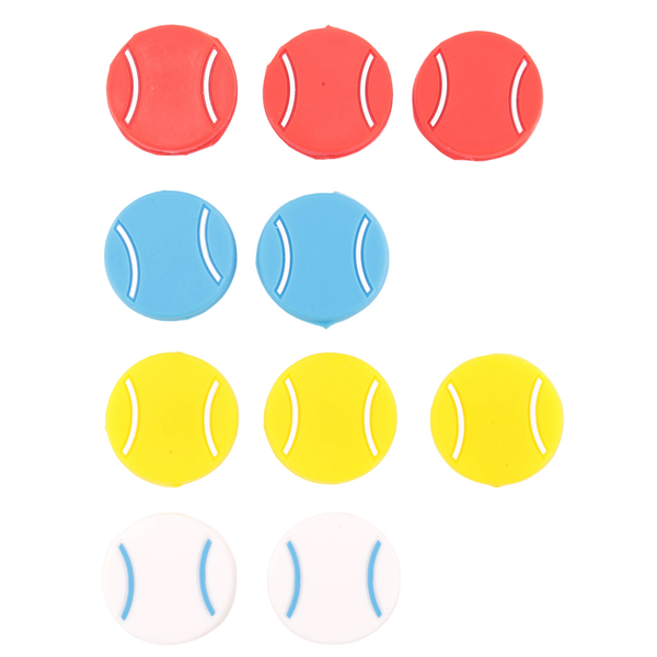 10PCS Tennis Racket Vibration Dampeners Tennis Shape Tennis Racquet