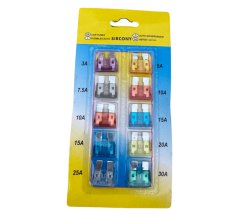 10-Piece SiRCONY Assorted Blade Fuses