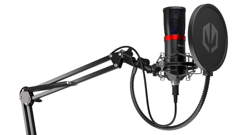 ENDORFY Solum Streaming Microphone &amp; Streaming Boom Arm