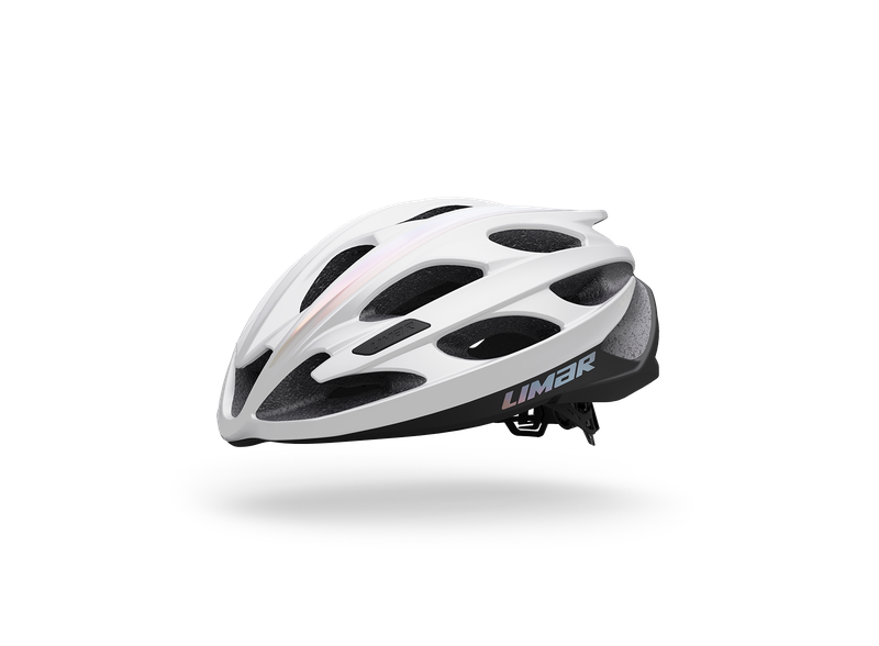 Limar - Ultralight Evo Iridescent Cycling Helmet with LED Light - White