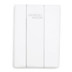 George &amp; Mason 400TC Egyptian Cotton Plain White Flat Sheet