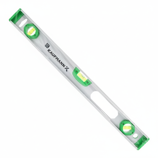 Kaufmann 800mm Aluminium Spirit Level with 3 Vials for Precision Leveling