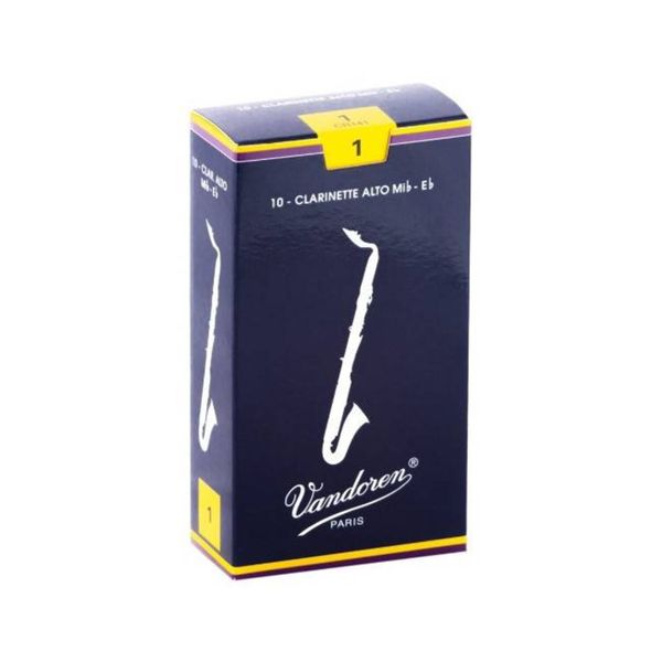 Vandoren CR141 Clarinet Alto Eb 1 Reeds - Per Box(10 Pack)