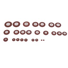 25 Pcs Leather Tenor Saxophone Pads Replacement Woodwind Accessories