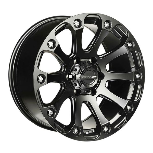 18" Rim - Mob 6/139 Alloy Mag Wheels Satin Black - Set of 4
