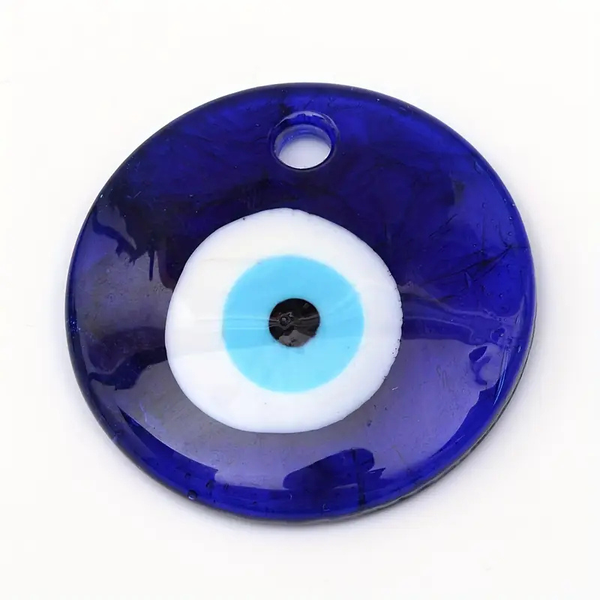 Handmade Evil Eye Pendants Dark Blue Turkish Evil Eye