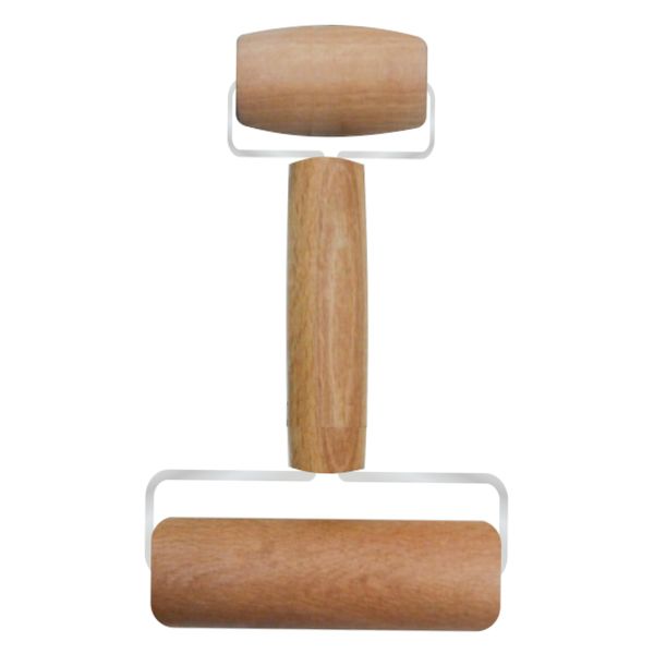 Regent Bakeware Double Ended Rolling Pin Wooden, (60/105X175Mm)