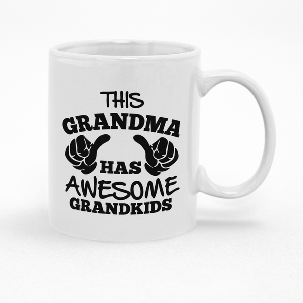 This Grandma Has Awesome Grandkids Mug - Ideal Gift For Ouma, Mother's Day