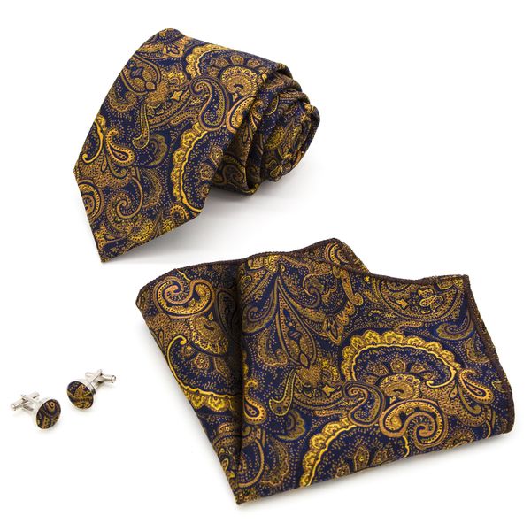 IPSTYLE Fashion Necktie Men's Business Daily Wear Wedding Party Office