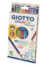Giotto Stilnovo Erasable 10 Coloured Pencils