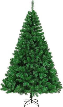 Flexxy Artificial Xmas Tree with Foldable Base Stand for Home, Office 1,8m