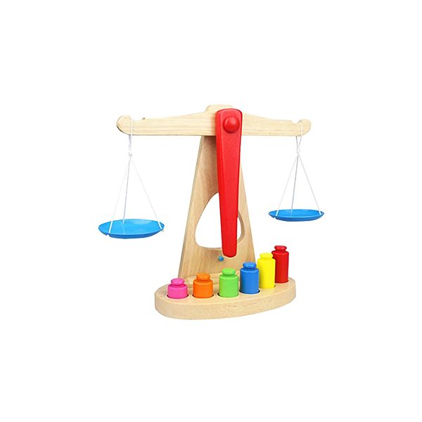 Wooden Balance Scale Educational Toy