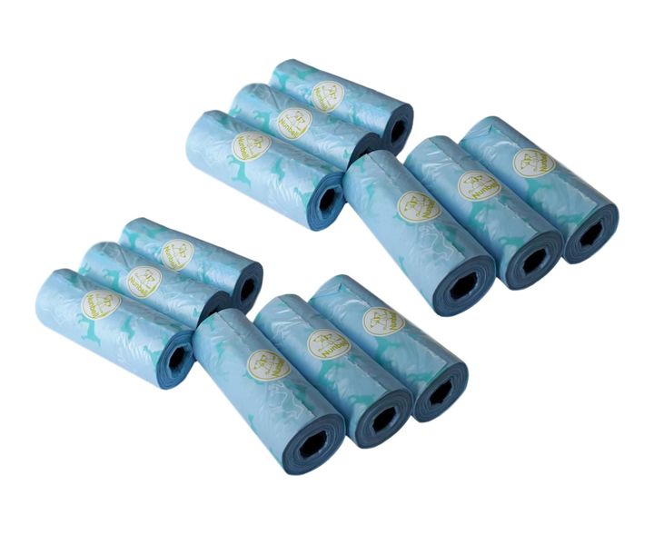 Nunbell Pet Waste Bag Refill - 12 Roll Set
