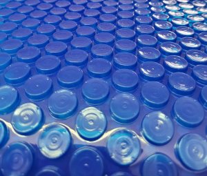 10m x 6m 500 Micron - Blue Power Bubble Swimming Pool Solar Cover