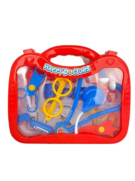Happy Doctors Medical Playset - 12-Piece Doctor Kit with Carry Case